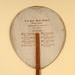 Advertising fan for Cut Rate Meat Market, USA; c.1913; LDFAN2003.108.Y 