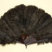 Feather Fan & Box; Edward & Jones; c. 1880; LDFAN1992.26.1 & LDFAN1992.26.2