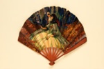 Advertising fan for The Piccadilly Hotel; Maquet; c. 1930; LDFAN2013.40.HA