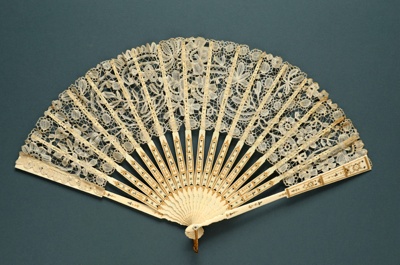 Folding Fan; c. 1890; LDFAN1994.257