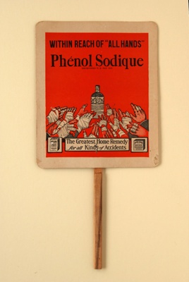 Advertising fan Phénol Sodique; 1913; LDFAN2003.107.Y