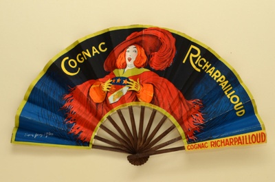 Advertising fan for Cognac Richarpailloud; d'Ylen, Jean; c. 1930; LDFAN1990.34