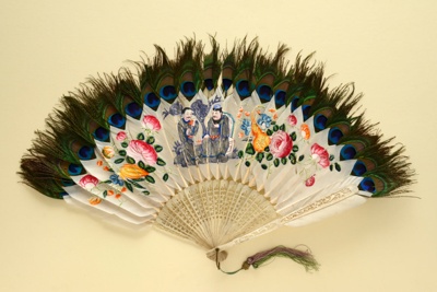 Folding Fan; c. 1890; LDFAN2003.200.Y