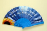 Folding fan advertising Andrews Air Conditioning ; 1998; LDFAN1998.43