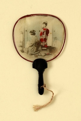 Miniature Fixed Fan; c. 1900; LDFAN2003.390.Y