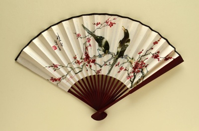 Folding Fan; c. 1990; LDFAN1994.206