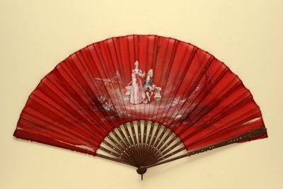 Folding Fan; c. 1890; LDFAN1994.124