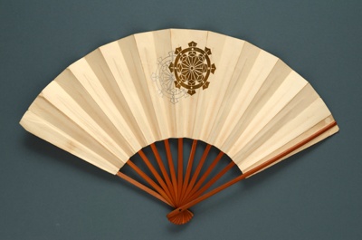 Folding Fan; c. 1950; LDFAN2011.73