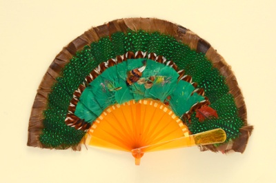 Fontange Feather Fan; c. 1920; LDFAN1996.11