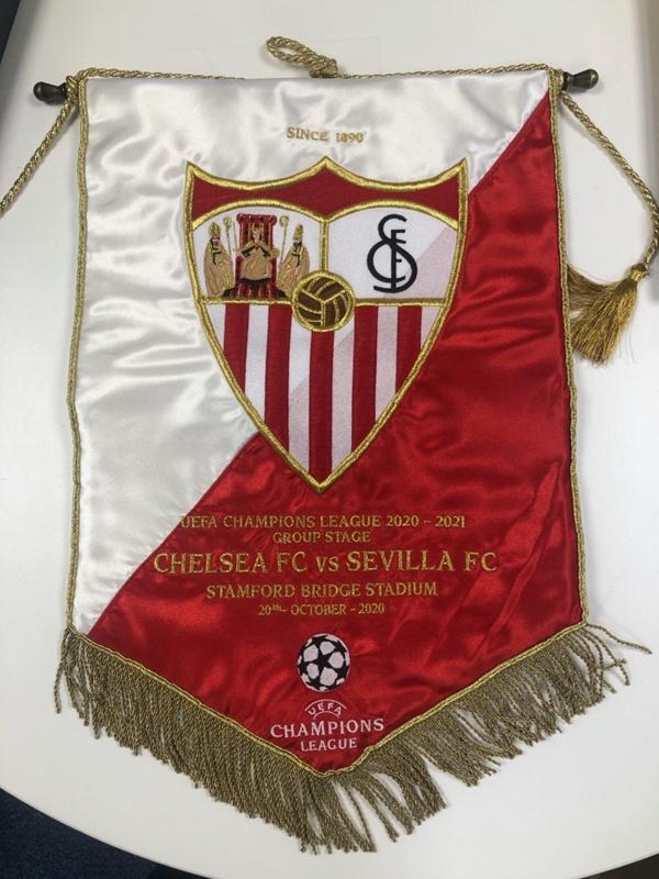 ancien petit FANION pennant wimpel * FC ASSENT * LUXEMBOURG ancien petit FANION pennant wimpel * FC ASSENT * LUXEMBOURG