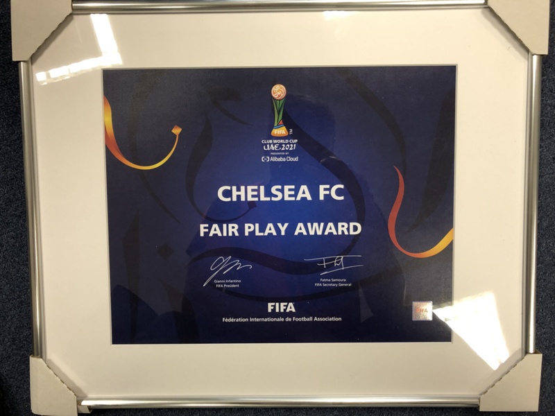 2021 FIFA Club World Cup Fair Play Award Commemorative Presentation