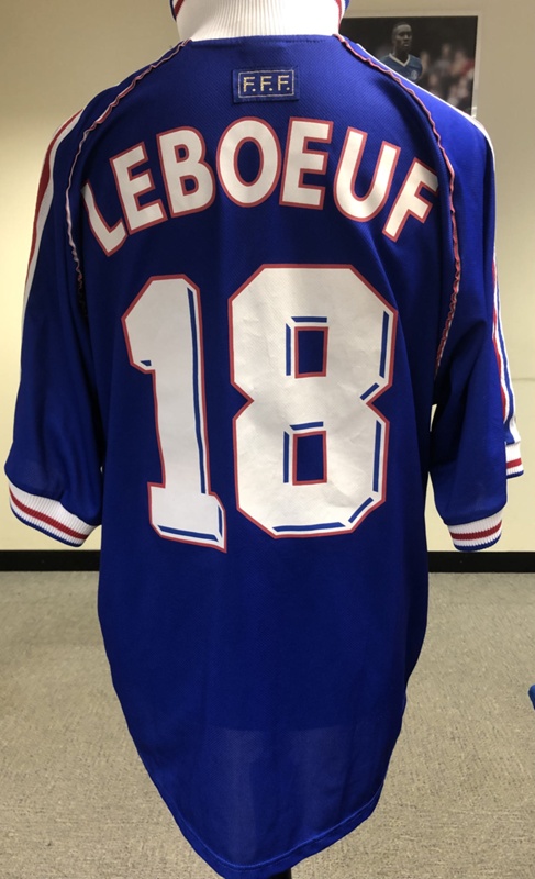 Frank Leboeuf - 1998 France Match Worn Home Shirt - World Cup