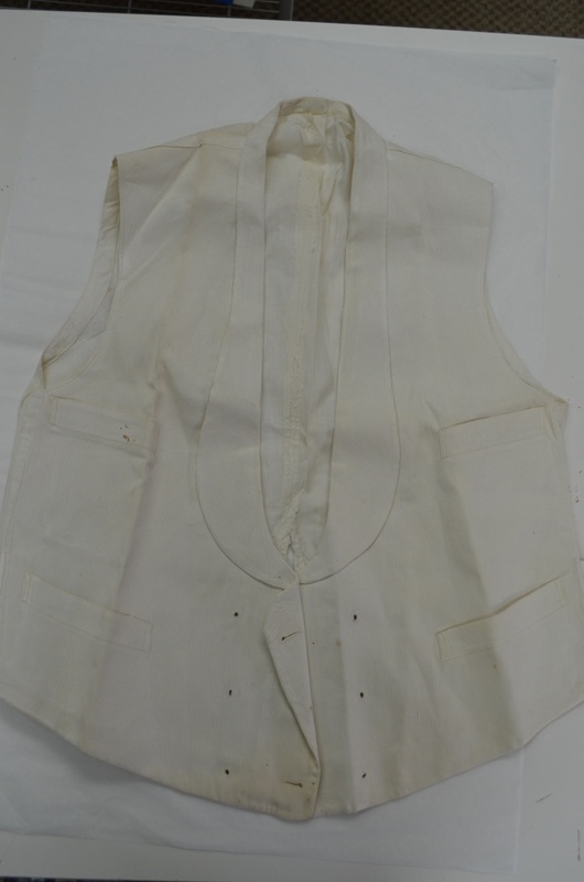 Museum Textile Services Man's Vest; E2043.1 | eHive