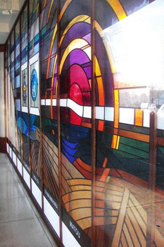 Stained Glass Window, War Memorial Centre; June Gillies; 2003 eHive