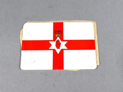 Red Hand of Ulster Sticker; Unknown; Unknown; 2023.1.339 | eHive