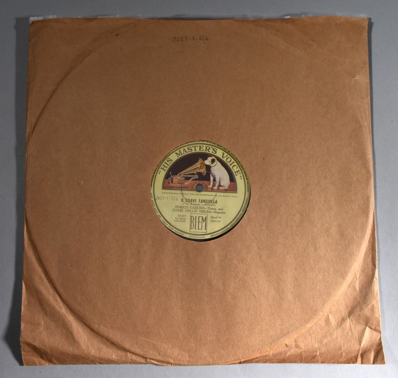 Gramophone record; The Gramophone Company Ltd; 1907; 2022.1.126 | eHive