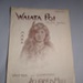 Sheet music - Waiata Poi (A poi song); John McIndoe; 1904; 2022.7.5