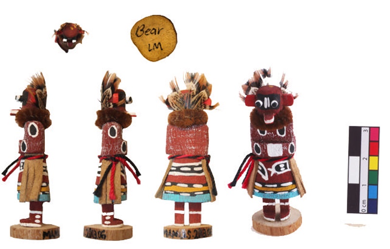 Zuni Bear Kachina; Leonard Mahoti; Circa 2008; MAMUS.2013.06 on eHive