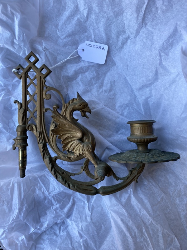 Rotating Piano Candle Sconce Candle Holder Solid Brass Four pieces Dragon eHive