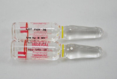 Promedol Injection Inderal, Propranolol Hydrochloride 0.1%, Injection BP; ICI ...