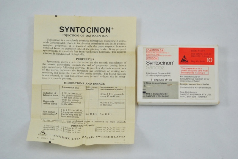 Syntocinon Sandoz; Sandoz Ltd. Basle; 1964; 2013.115 | eHive