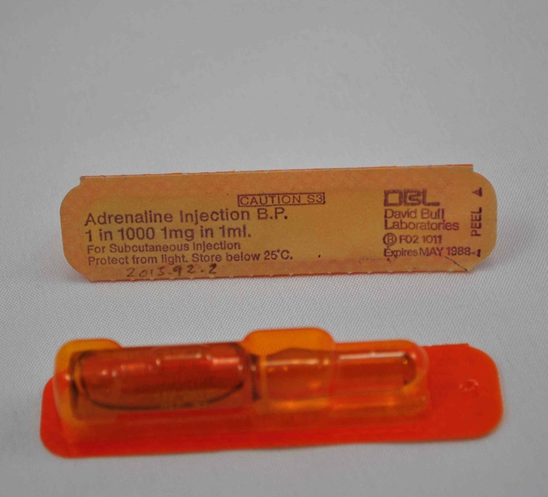 Adrenaline Injection B.P.; David Bull Laboratories; Prior to May 1988