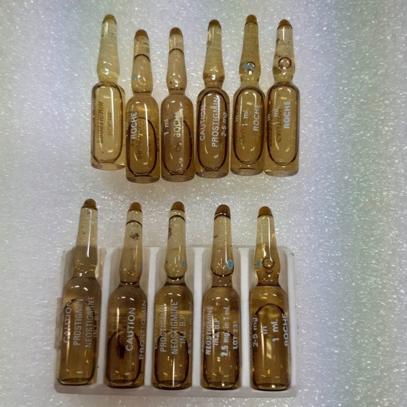 Prostigmin Neostigmin Ampoules; Roche; c. 1960; 1998.140.14 | eHive