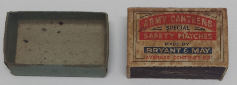 Army Canteens Special Safety Matches Box; Bryant & May; 2015.12 | eHive