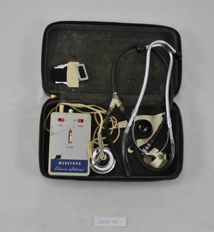 Stethoscope, electronic; Medetron; c.1990; 2013.46 eHive