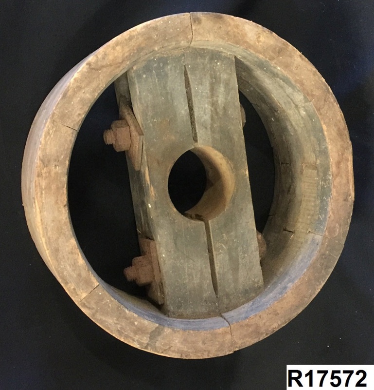 Wooden flat belt pulley; R17572 eHive