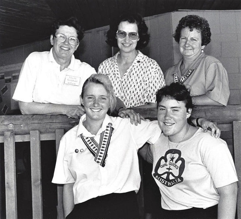 Photograph of Girl Guides Leaders at Kindilan Guides Centre, Redland ...