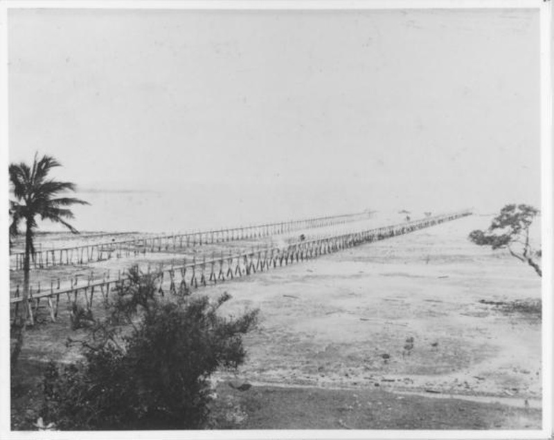 Photograph of Blacks Jetty, Cleveland Point.; 1930; P01833 | eHive