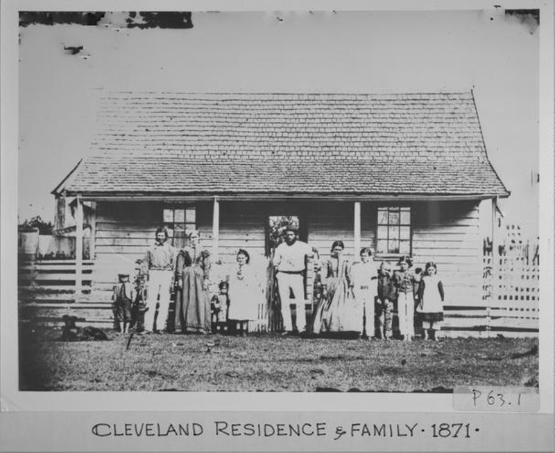 Photographs (3) of early Cleveland residences; circa 1871; P00063 eHive