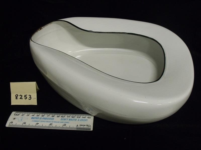 Bed pan; R08253 | eHive