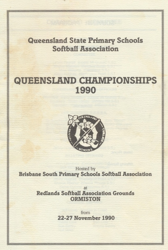 Queensland Championships 1990; Queensland State Primary Schools