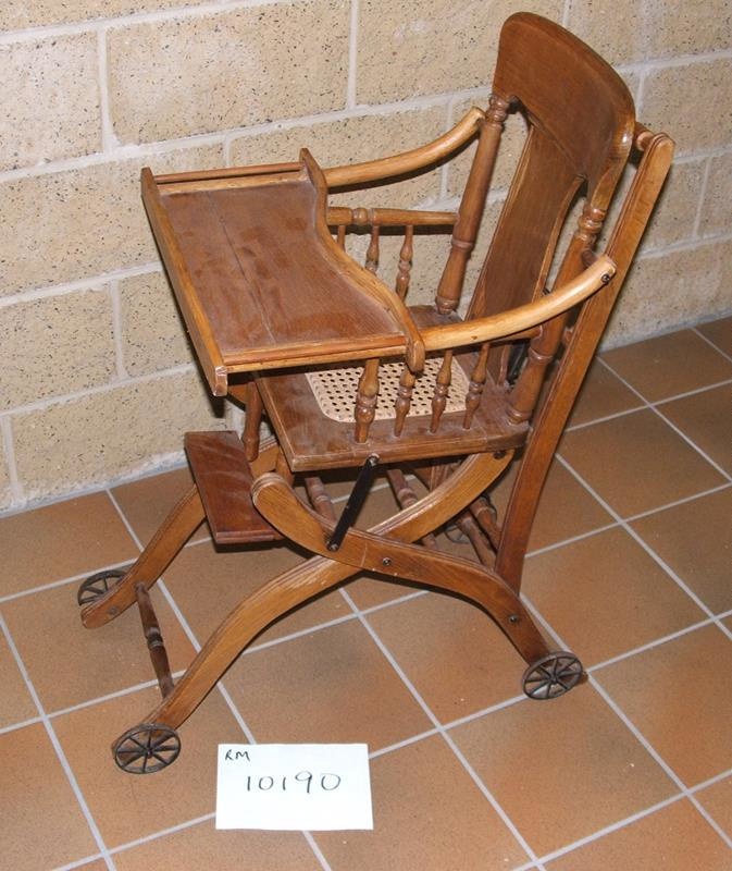 High chair; WATTLE CHAIR CO; c.1920; R10190 eHive