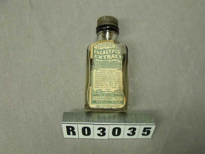 Bottle Eucalyptus Extract; Sheldon Drug Co; R03035 eHive