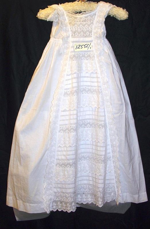 Christening gown & petticoat; 1908; R12552 eHive