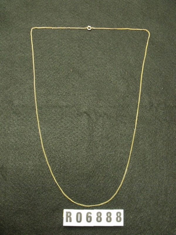 Necklace, rolled gold; R06888 eHive