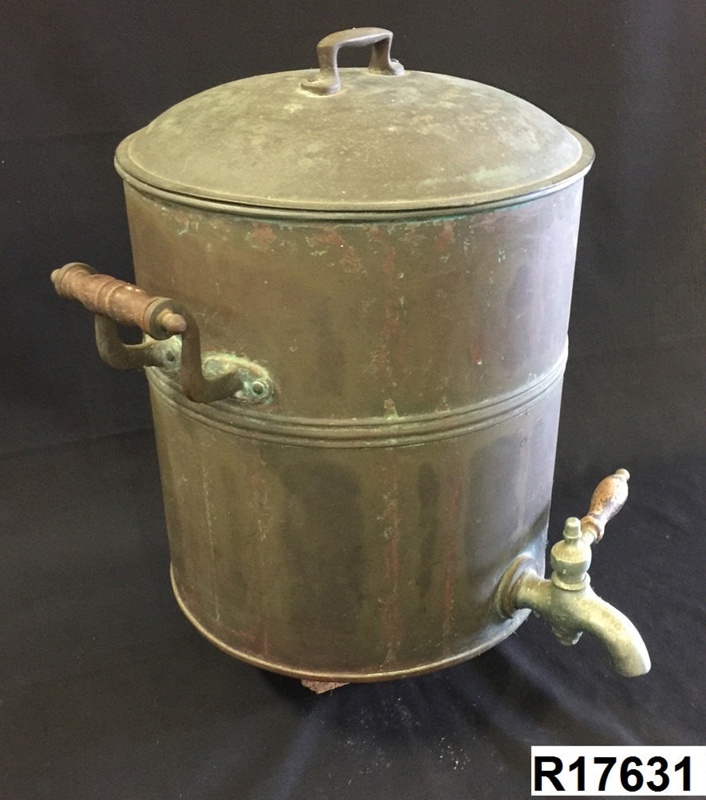 Copper tea urn; R17631 eHive