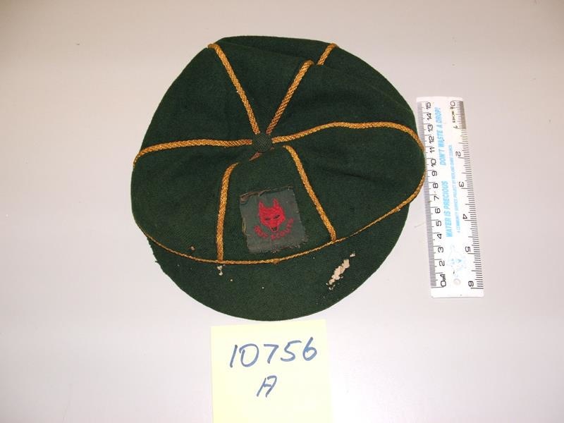Boy Scout Cub cap, scarves, badge; R10756 eHive