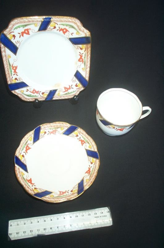 Cup, saucer & plate set, Bell; Bell; 1893; R01256 eHive