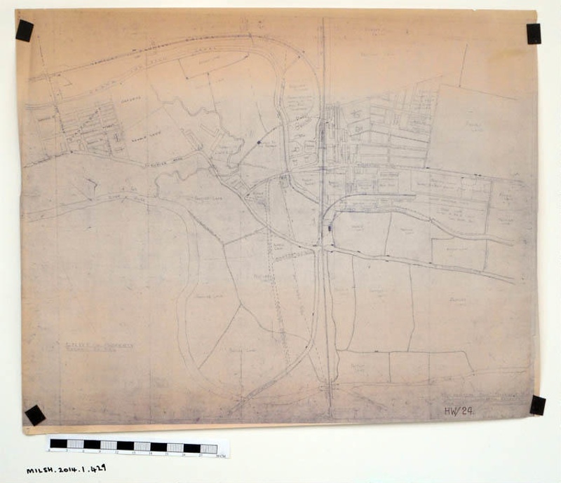 Wolverton and District plan showing L.N.W.R.Co. property; ; MILSH2014.