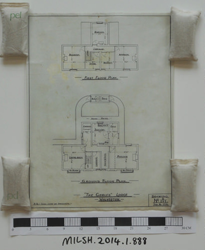 "THE GABLES" LODGE, WOLVERTON; 16.02.1916; MILSH2014.1.888 eHive