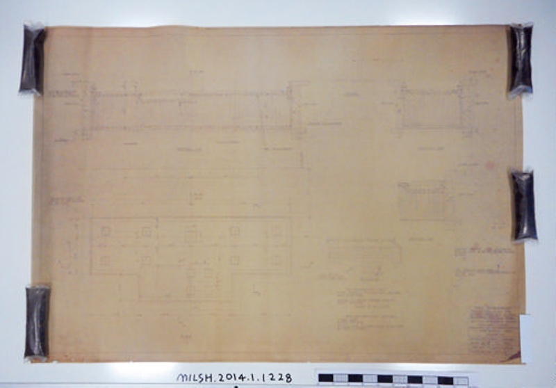 FOUNDATION PLAN FOR DOUBLE ENDED AXLE JOURNAL REGRINDING M/C 'DAJ' MODEL; 29.04.... eHive