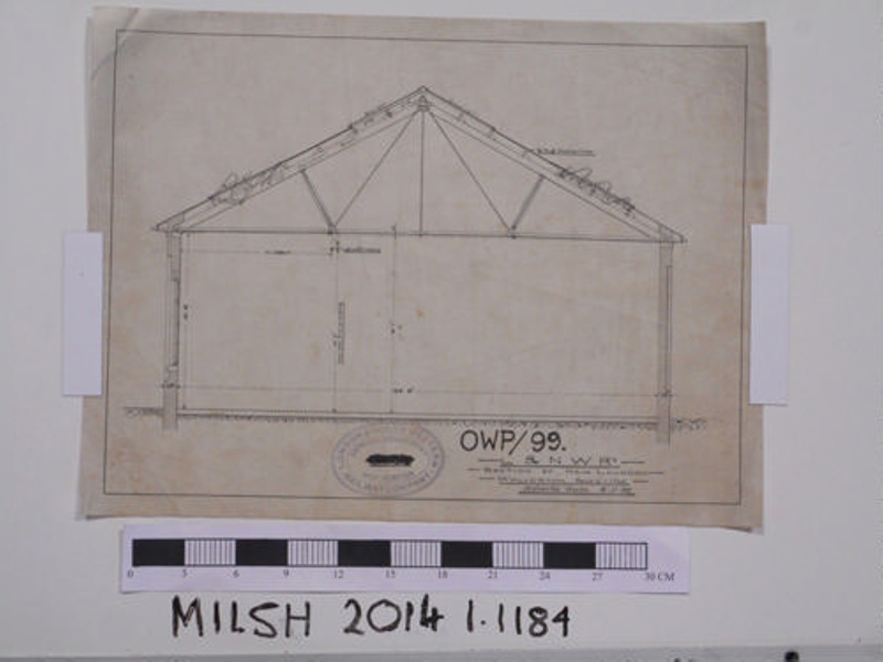 L. & N. W. Ry. SECTION OF NEW LAUNDRY WOLVERTON; 4.11.1895; MILSH2014.