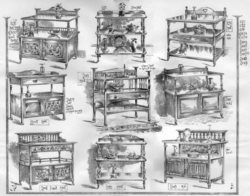 Dinner Wagons (Drawing from Catalogue); Shapland and Petter HLF; 5766 ...