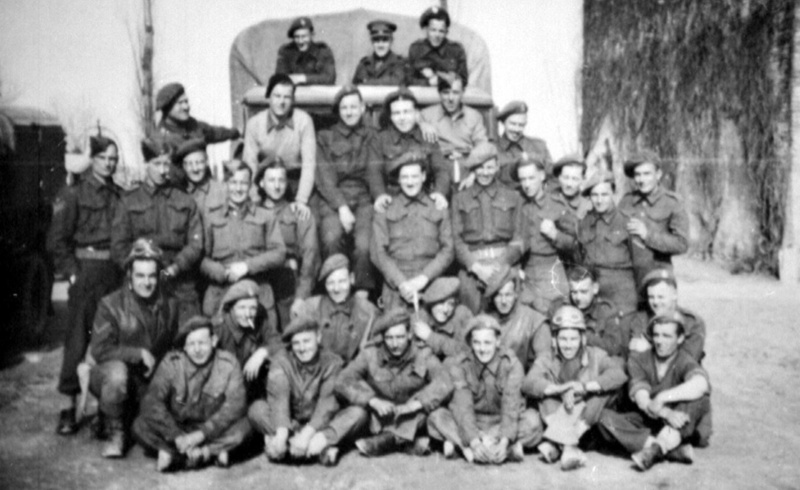 Soldiers posing for a wartime photograph; Unknown; 1940-1945; 6002 | eHive