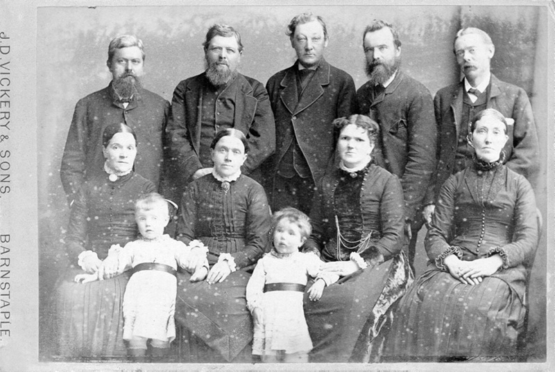 Hartnoll Family, 1870; Photographer: Vickery J.D. and Sons; 1870; 355 ...