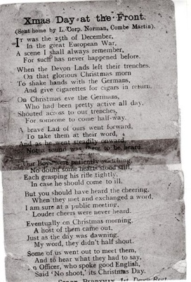 Christmas truce 2015 picture